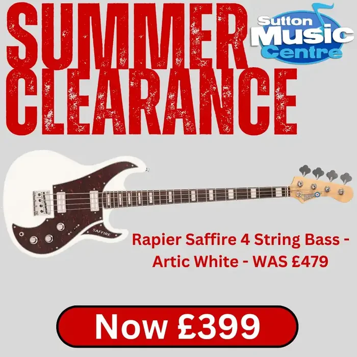 Rapier Saffire 4 String Bass Guitar