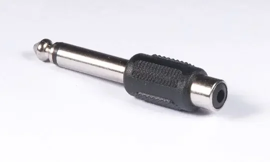 RCA phone jack to 1/4 mono jack