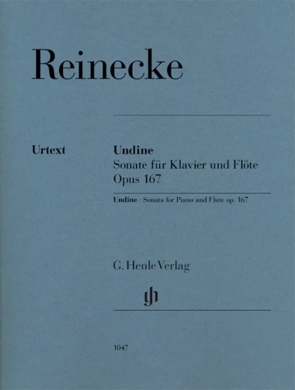 Reinecke – Sonate fur Klavier und Flote Opus 167 – Urtext
