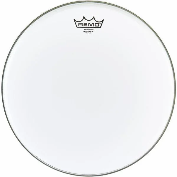 Remo 14″ Emperor White smooth