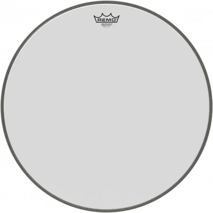 Remo BR-1220-00 Ambassador Smooth White Bass Drum Head 20”