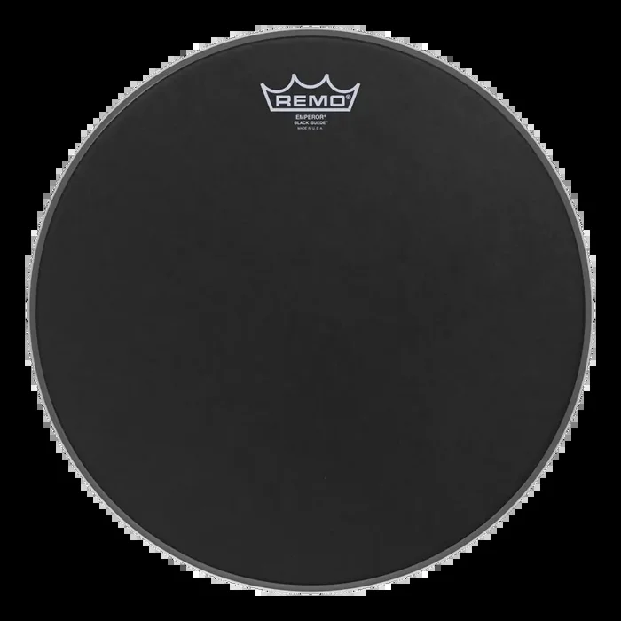 Remo Emperor Black Suede Tom 16″