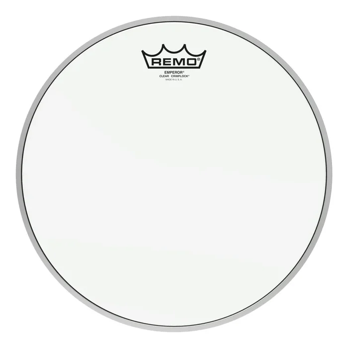 Remo Emperor Clear Crimplock Tenor Drumhead 12″