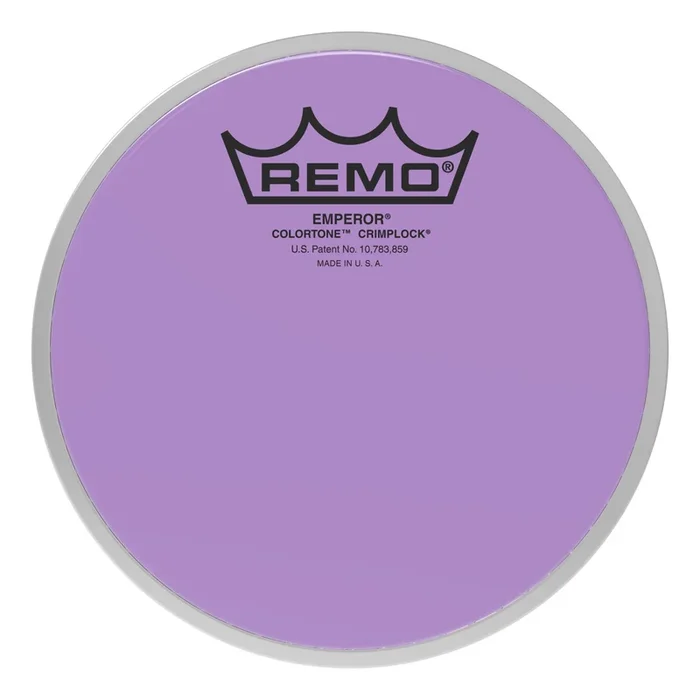Remo Emperor Colortone Crimplock Purple Tenor Drumhead 6″