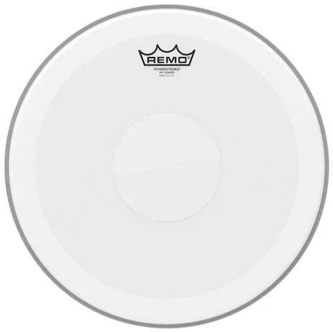 Remo Powerstroke 4 Coated 15” w/ Top Clear Dot
