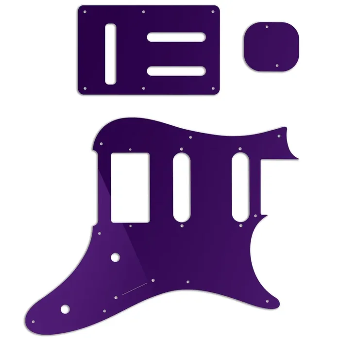 Replacement Pickguard and Backplates for Ibanez Prestige AZ2204 – Purple Mirror