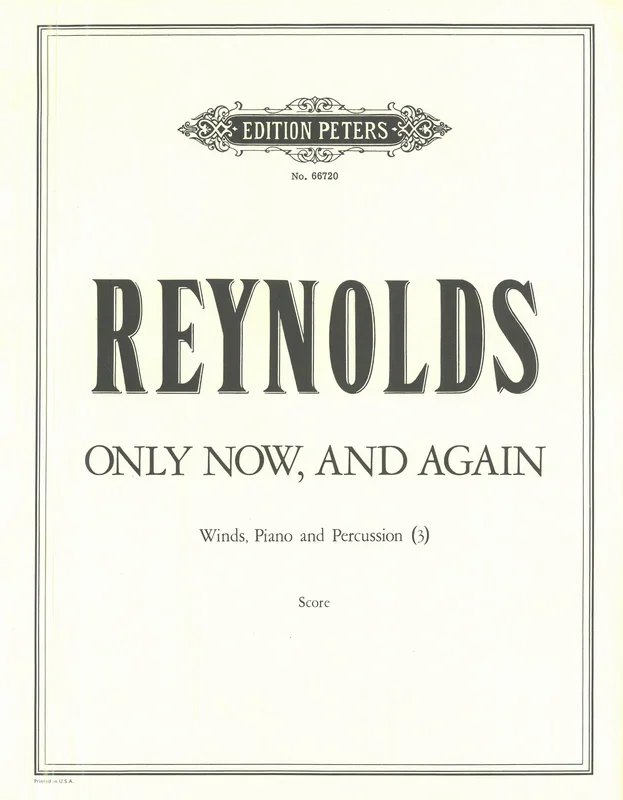 Reynolds: Only Now and Again