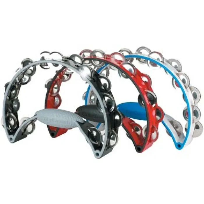 Rhythm Tech BRASS JINGLES Tambourine RTPRO31 RED/BLACK