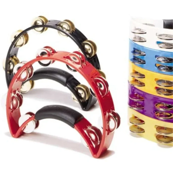 Rhythm Tech POLISHED BRASS JINGLES Tambourine BRTT6MS MIDNIGHT SUN