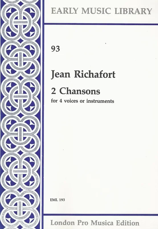 Richafort 2 Chansons for 4 Voices or Instruments
