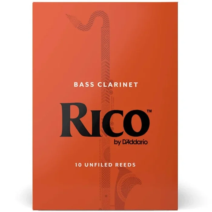 RICO REA1025 #2.5 Bass Clarinet Reeds, Box of 10