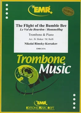 Rimsky-Korsakov : Flight Of The Bumble Bee: Trombone Bass Clef & Piano