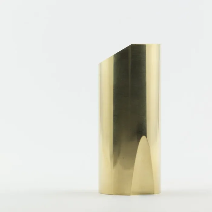 Rock Slide Polished Brass Guitar Slide, XL