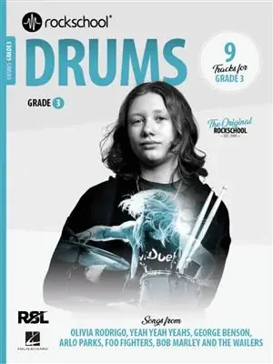 Rockschool Drum Exam Book – Grade 3 (2024)