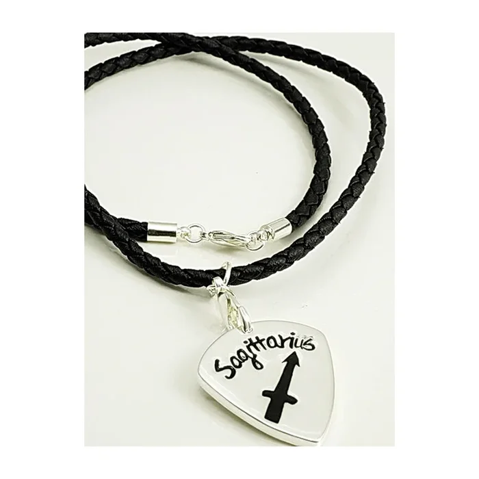 Rockys Guitar Pick + Necklace Zodiac Sign Sagittarius