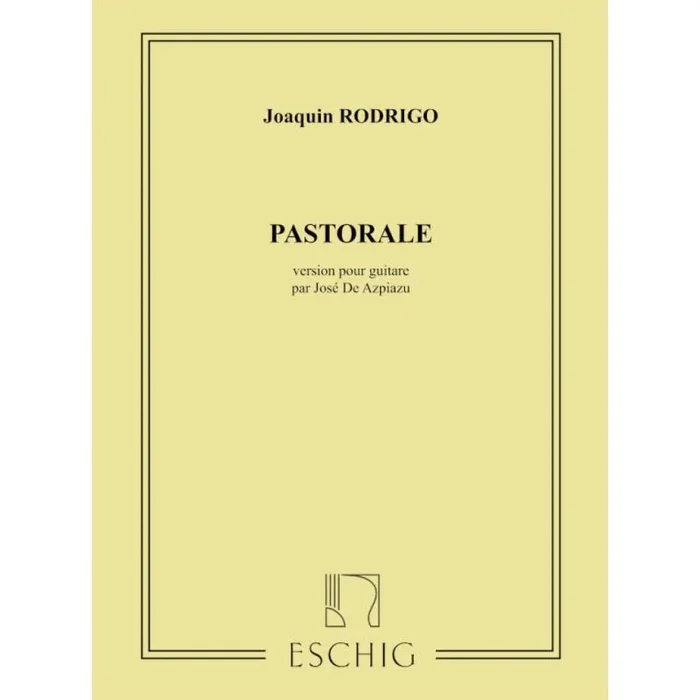 Rodrigo, Joaquín – Pastorale Guitare