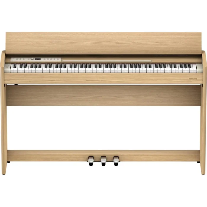 Roland F701 Digital Piano, Light Oak
