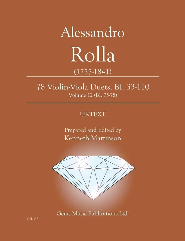 Rolla: Violin-Viola Duets – Volume 12 (BI. 75-78)