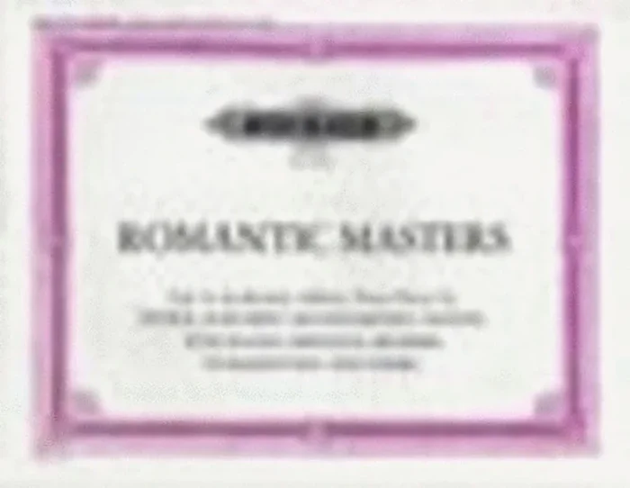 Romantic Masters (Softcover Book)