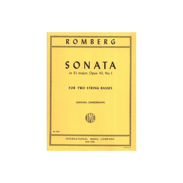 Romberg, Bernhard – Sonata in Eb Major Op. 43/1