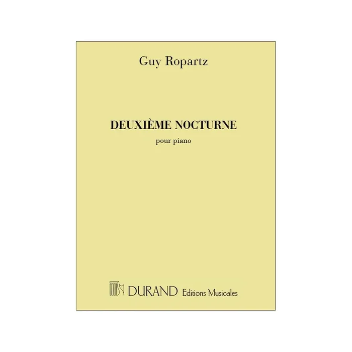 Ropartz, Joseph Guy – Nocturne N 2 Piano