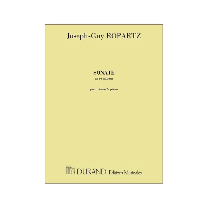 Ropartz, Joseph Guy – Sonate N 1 Violon-Piano