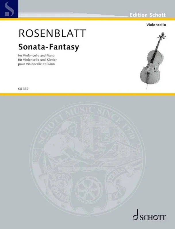 Rosenblatt: Cello Sonata-Fantasy