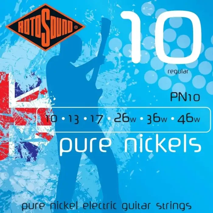 Rotosound PN10 Pure Nickels Electric, Regular, 10-46