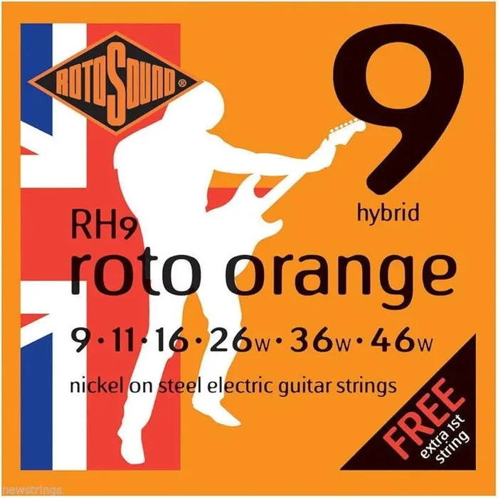 Rotosound RH9 Roto Hybrid Orange 9 – 46 Electric Guitar Strings