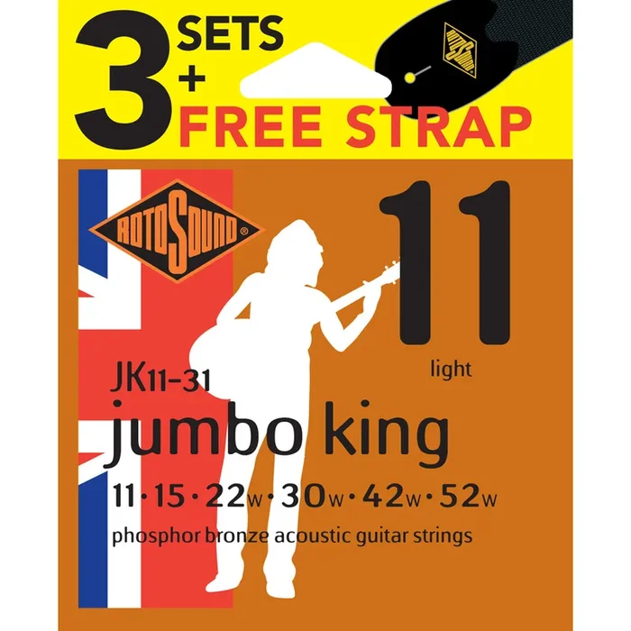 Rotosound RJK1131 PB Value Pack 11’s