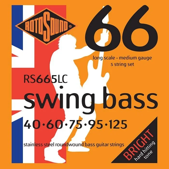 Rotosound RS665LC Swing Bass Strings 40-125
