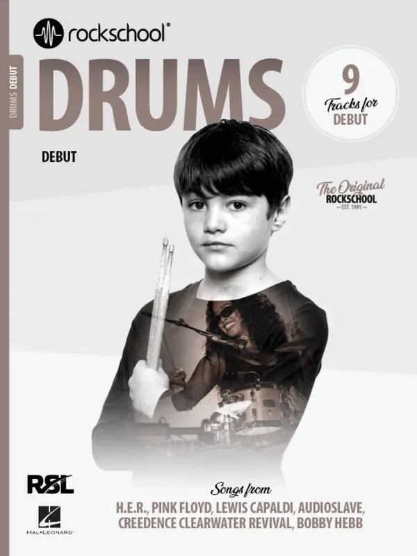 RSL Rockschool Drums From 2024 – Debut Grade