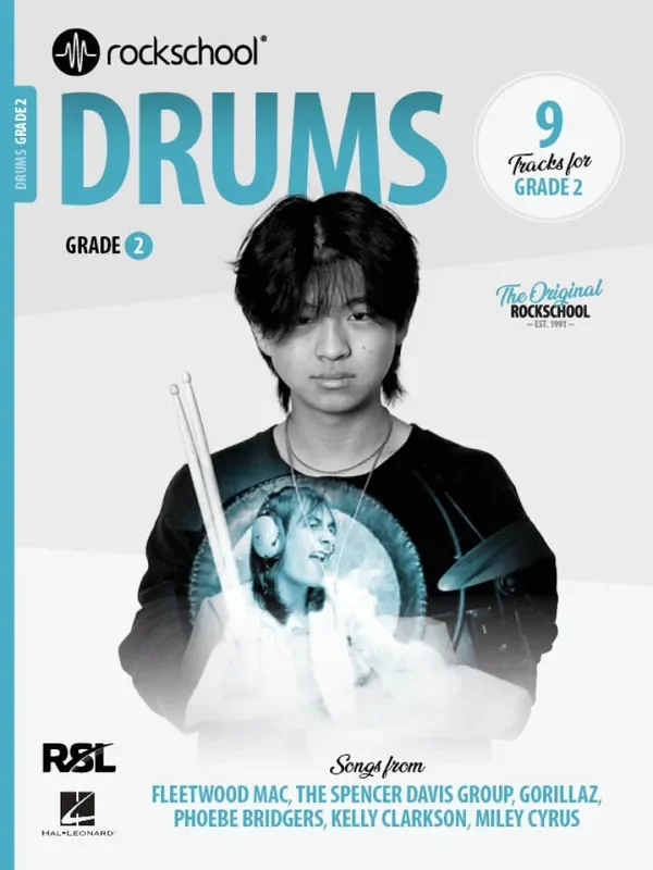 RSL Rockschool Drums From 2024 – Grade 2