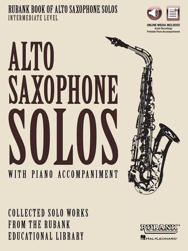 Rubank Book of Alto Saxophone Solos – Intermediate Level