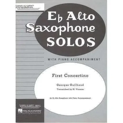 Rubank Eb Alto Saxophone Solos (w/ Piano Accompaniment)