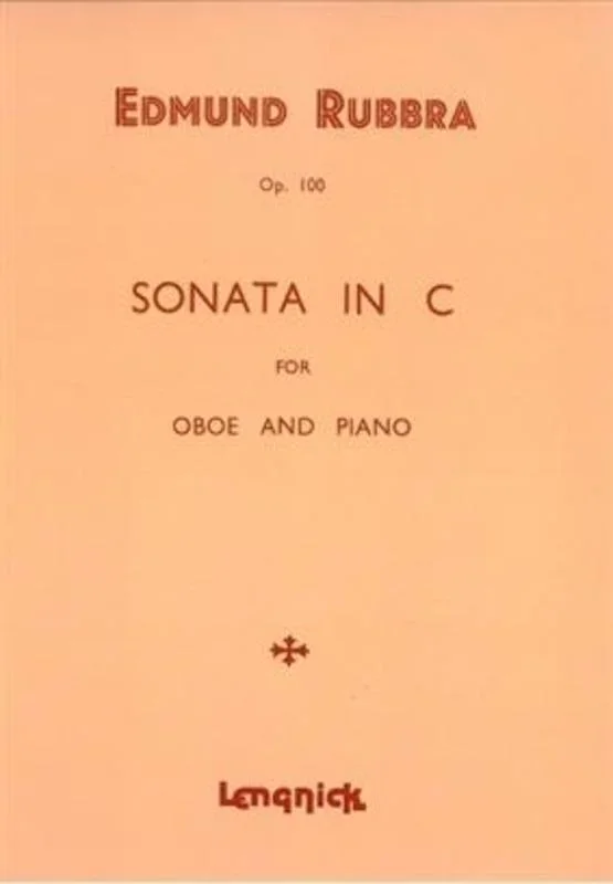 Rubbra – Sonata In C Op 100 Oboe/Piano (Softcover Book)