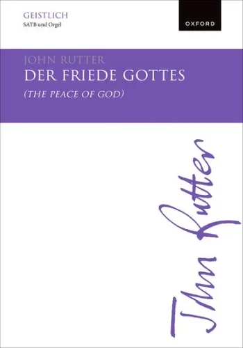 Rutter : Der Friede Gottes (The peace of God)