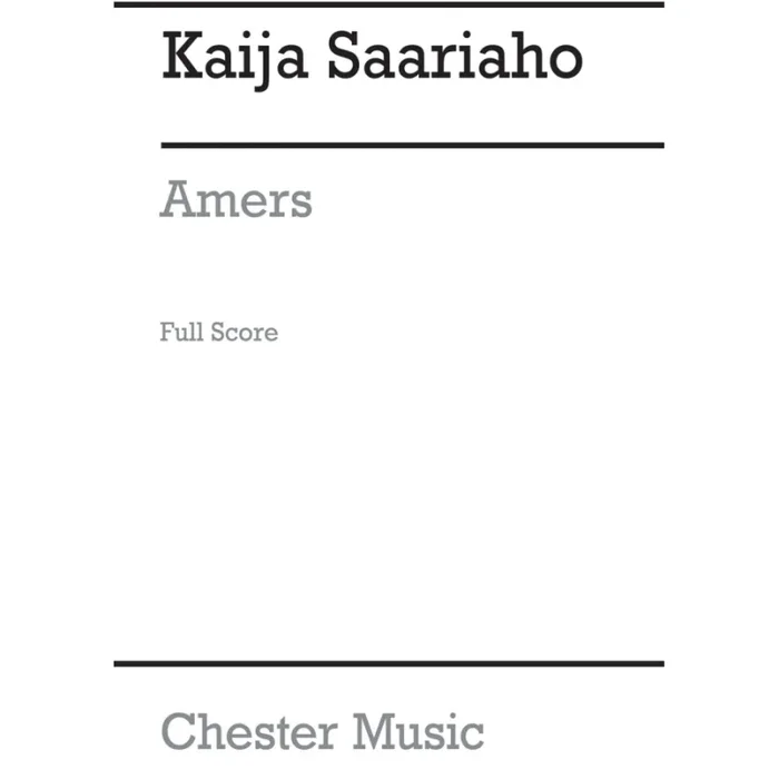 Saariaho, Kaija – Amers