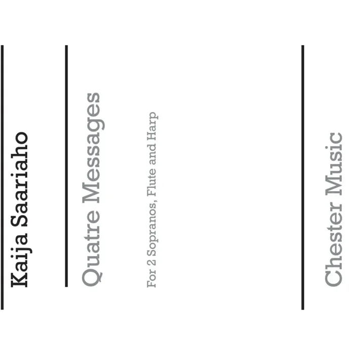 Saariaho Quatre Messages