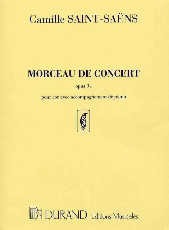 Saint-Saens – Concertpiece Op 94 French Horn/Piano Book