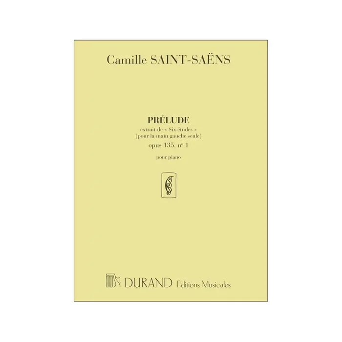 Saint-Saëns, Camille – Prelude Piano Op 135-1