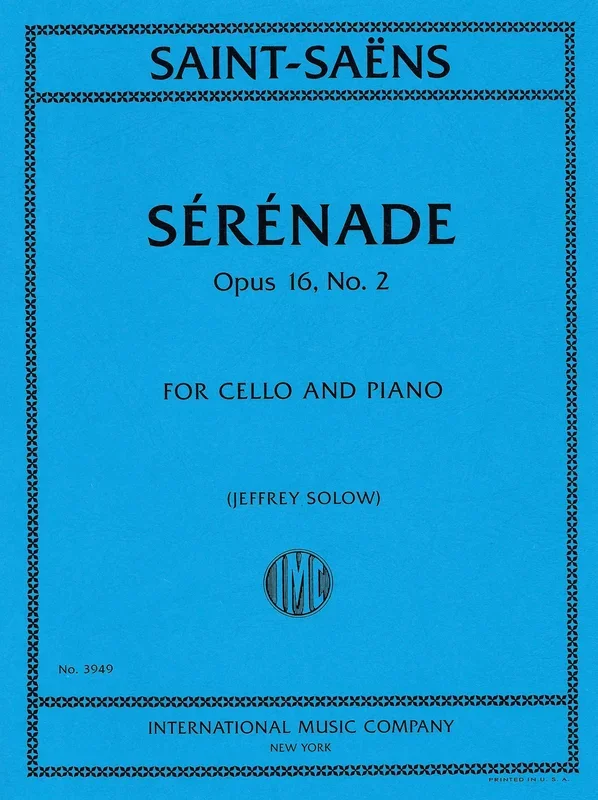 Saint-Saëns: Sérénade, Op. 16, No. 2