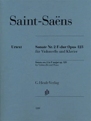 Saint-Saens : Sonata No.2 F Major Op.123: Cello & Piano (Henle)