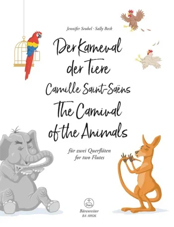 Saint-Saens : The Carnival Of The Animals For Two Flutes