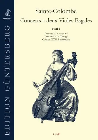 Sainte-Colombe Concerts for 2 Bass Viols, Vol. 2
