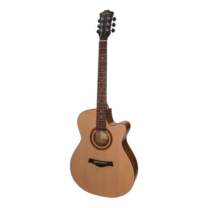 Sanchez Small Body Cutaway Acoustic-Electric Guitar (Spruce/Acacia)
