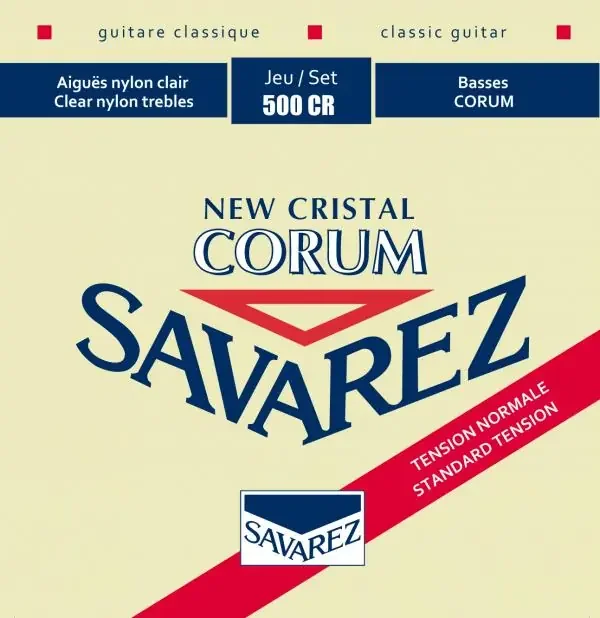 Savarez Classical Guitar Strings – New Cristal Corum