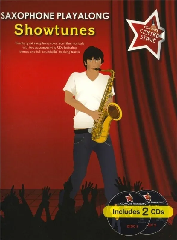 Saxophone Playalong Showtunes Book/2CDs (Softcover Book/CD)