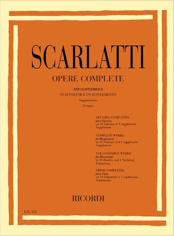 Scarlatti: Keyboard Sonatas – Volume 11 (L. S1-45)