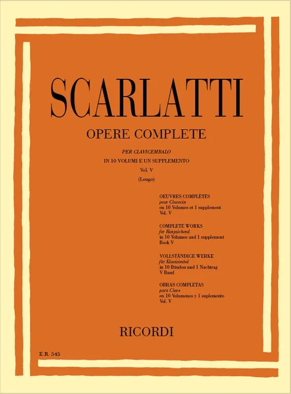 Scarlatti: Keyboard Sonatas – Volume 5 (L. 201-250)